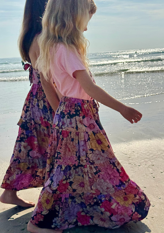 LITTLE AUGUSTE Little Miss Maxi Skirt (Black)