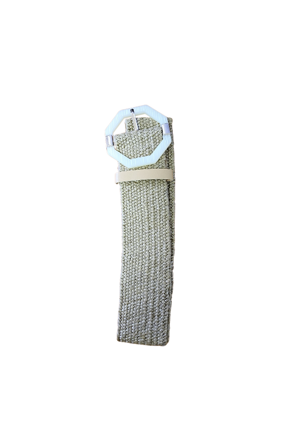 Image of Accessories. Productname: Sardinia Octagon Belt Gold in Gold colour by brand - Kabana