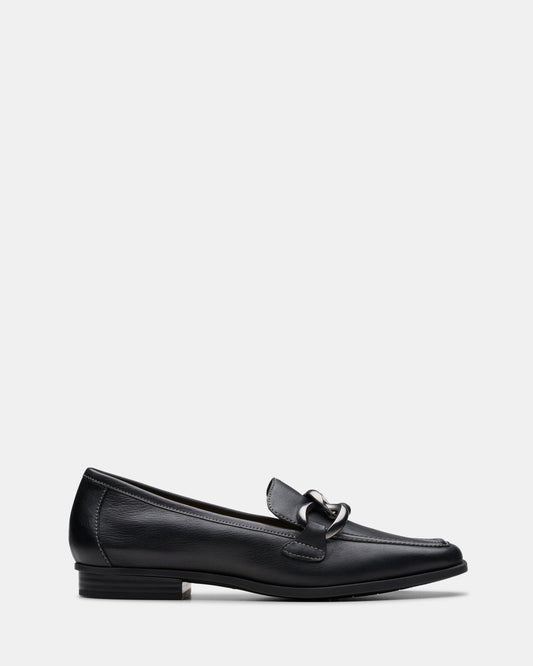 Image of Flats. Productname: Sarafyna Iris Black Soft in Black Soft colour by brand - Clarks