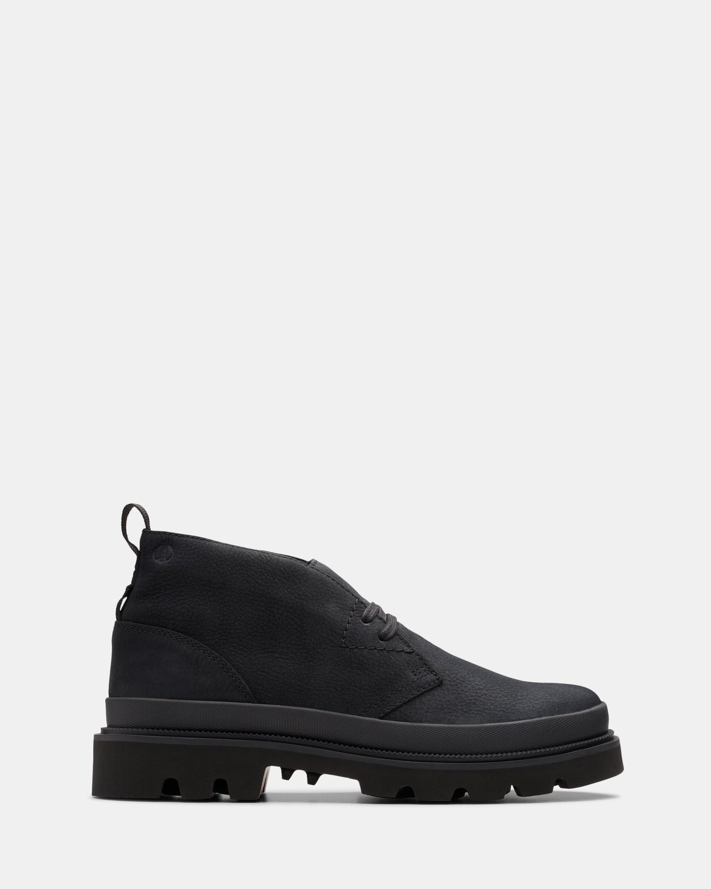 Image of Boots. Productname: Badell Desert Boot Black Nubuck in Black Nubuck colour by brand - Clarks
