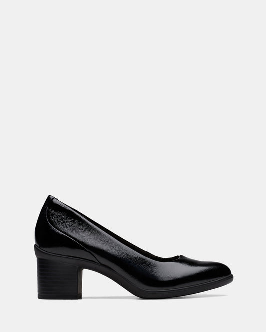 Image of Footwear. Productname: Shaya Poppy Black Patent in Black Patent colour by brand - Clarks