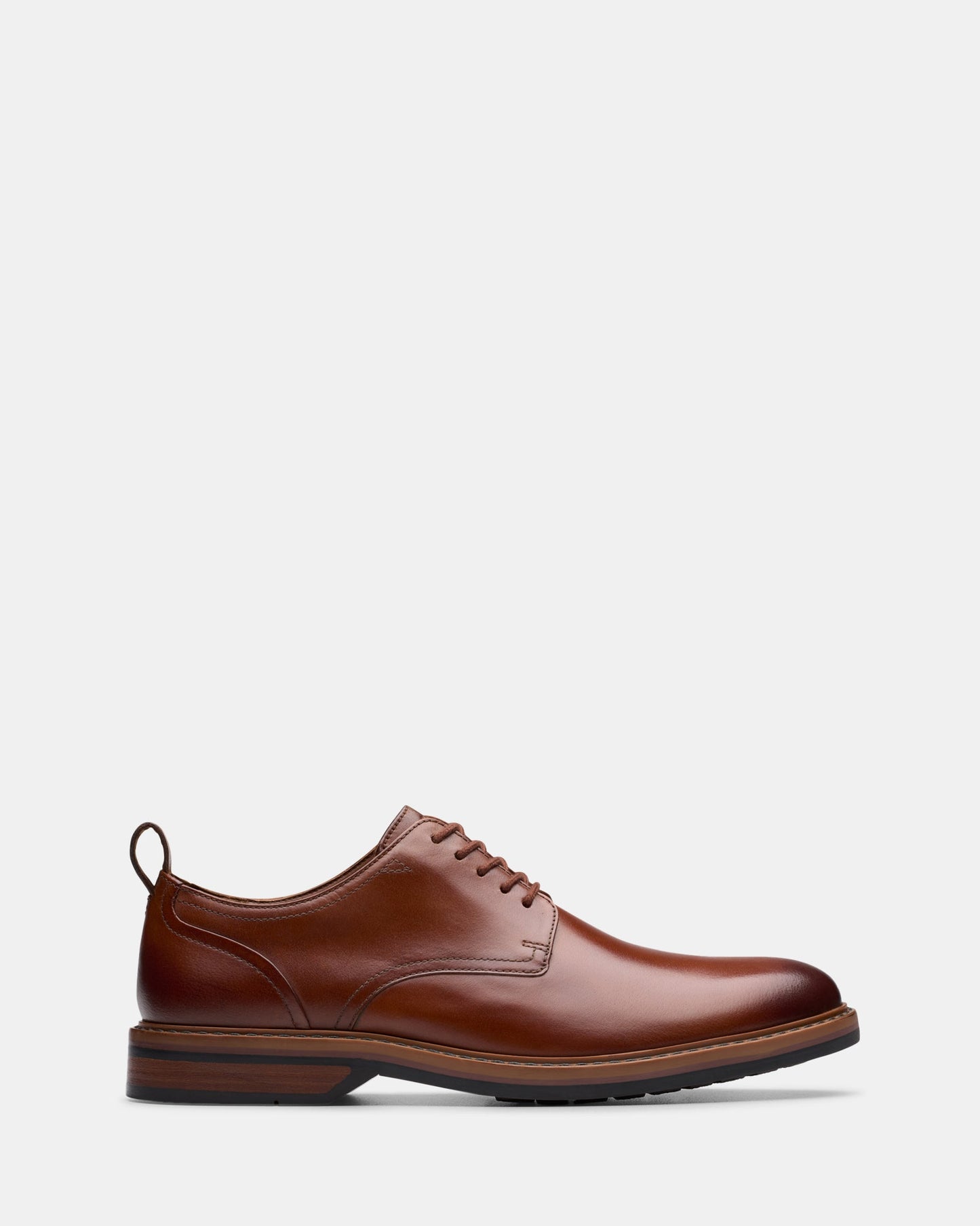 Image of Footwear. Productname: Aldwin Lace Tan Leather in Tan Leather colour by brand - Clarks