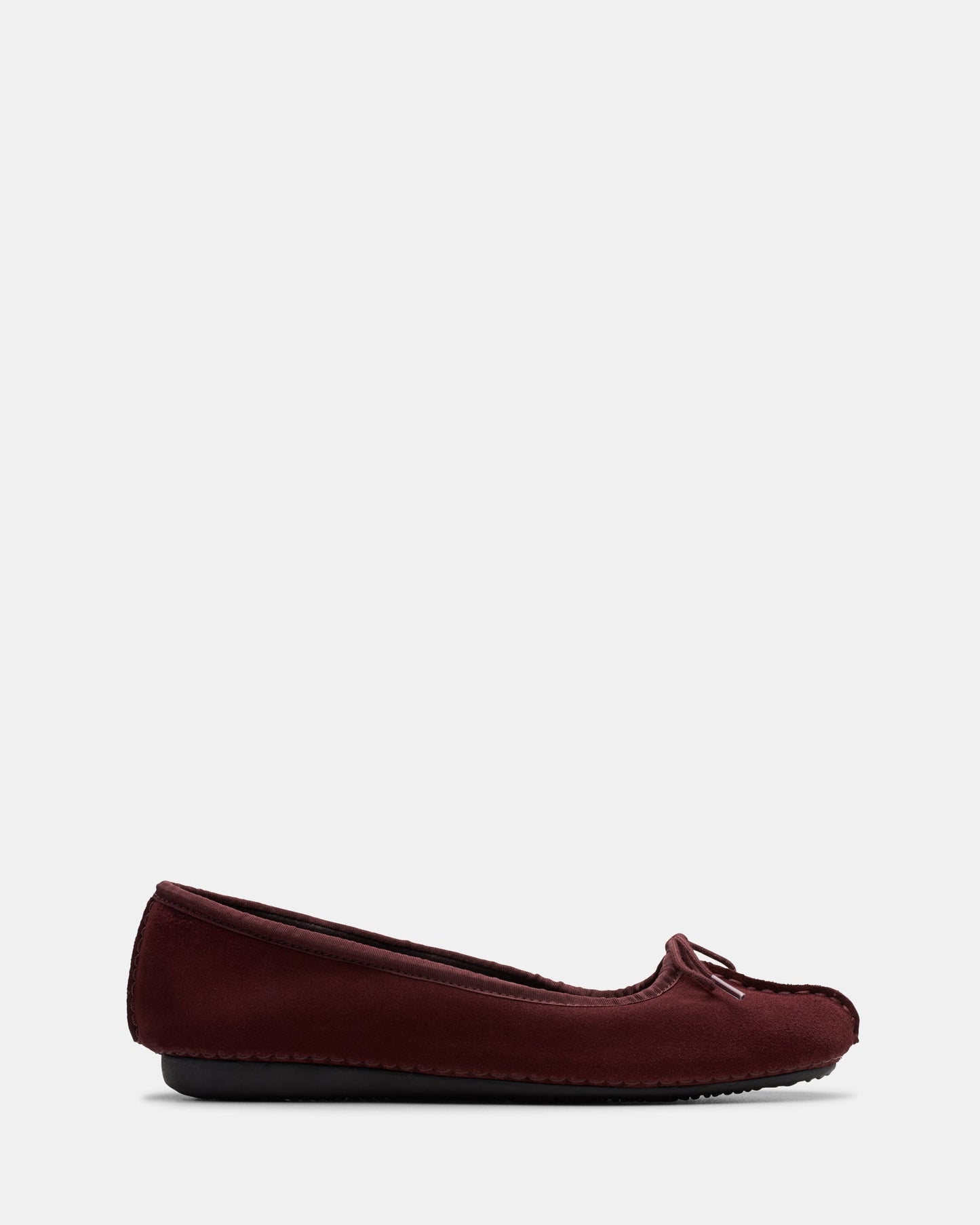 Image of Footwear. Productname: Freckle Ice Merlot Suede in Merlot Suede colour by brand - Clarks
