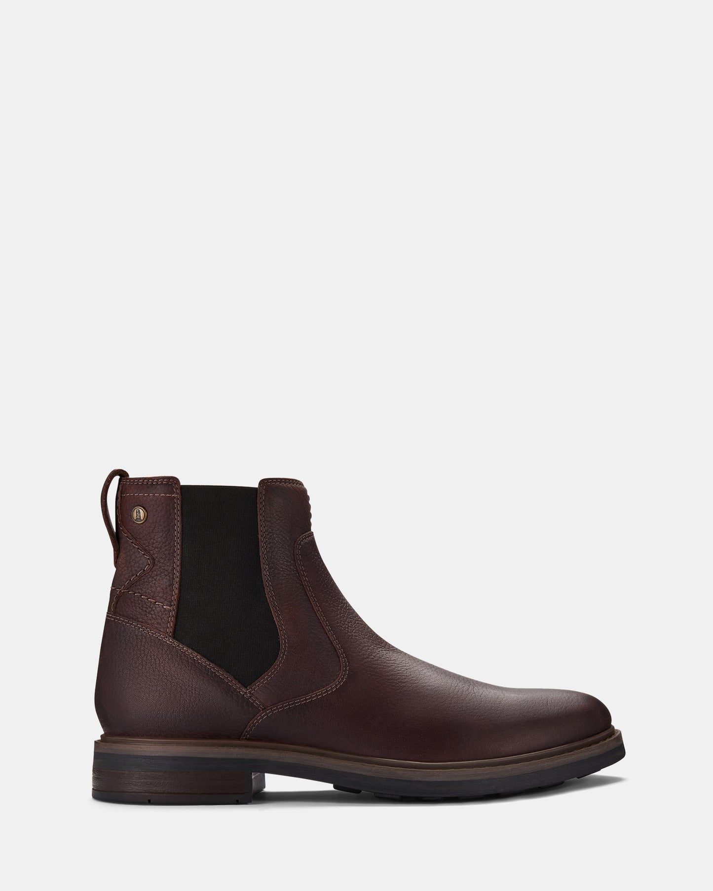 Image of Boots. Productname: Newford Easy Brown Leather in Brown Leather colour by brand - Clarks