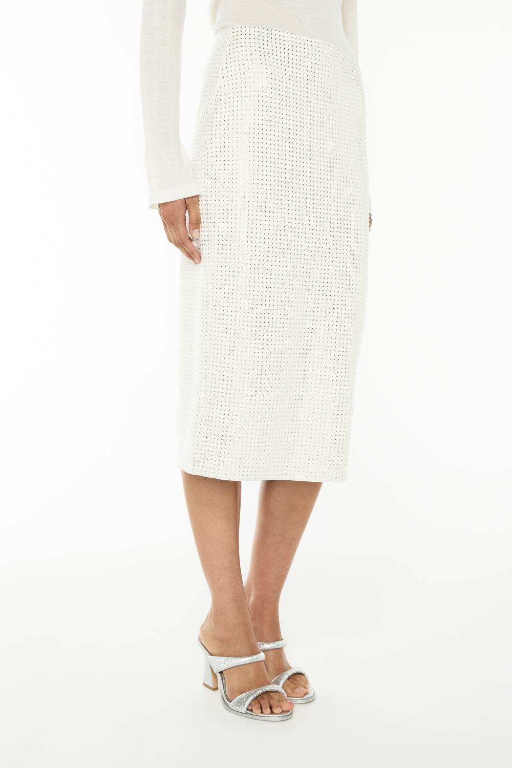 Diamante Brilliante Skirt (White)