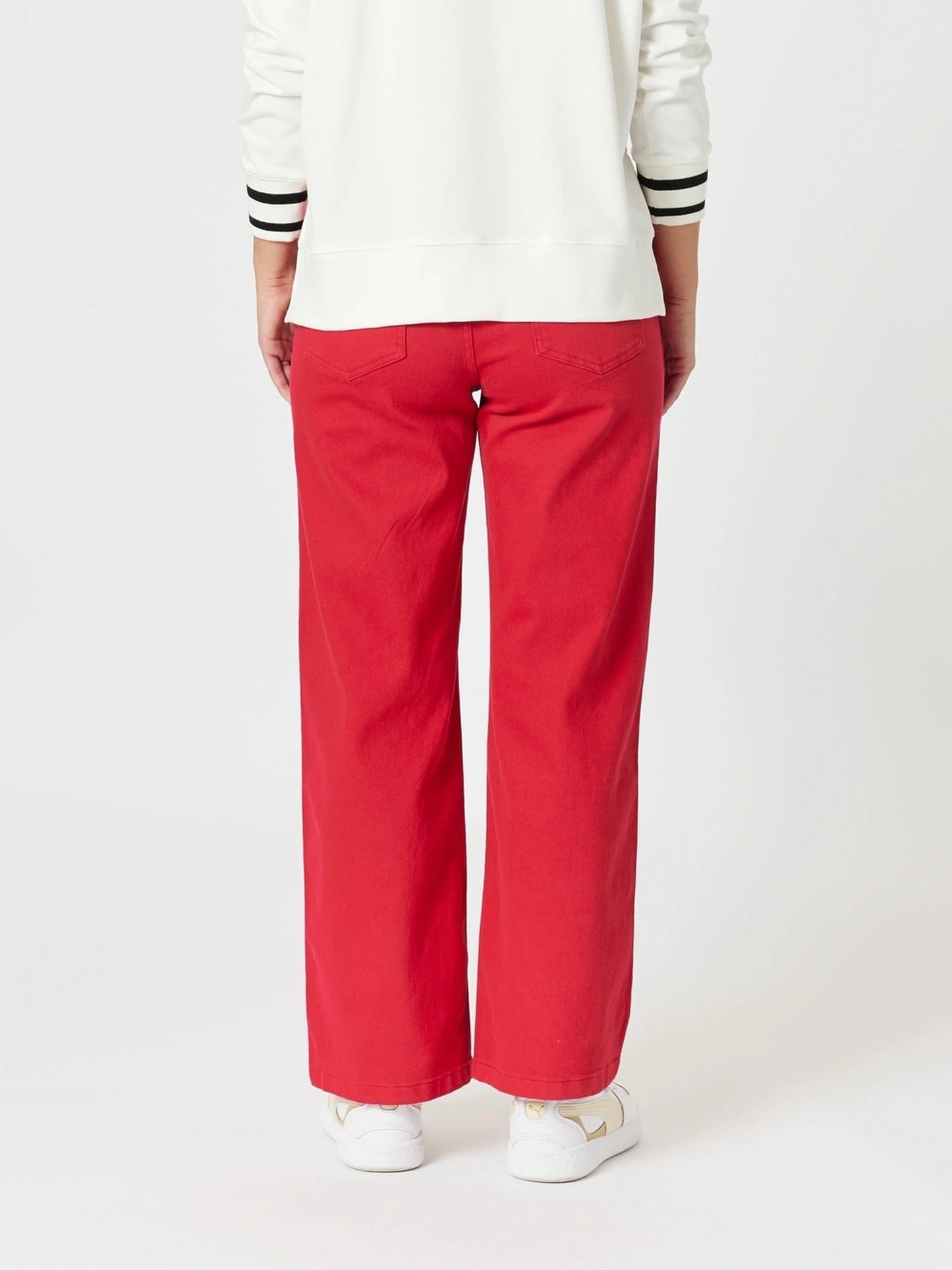 Gordon Smith Hudson Wide Leg Jean (Red)