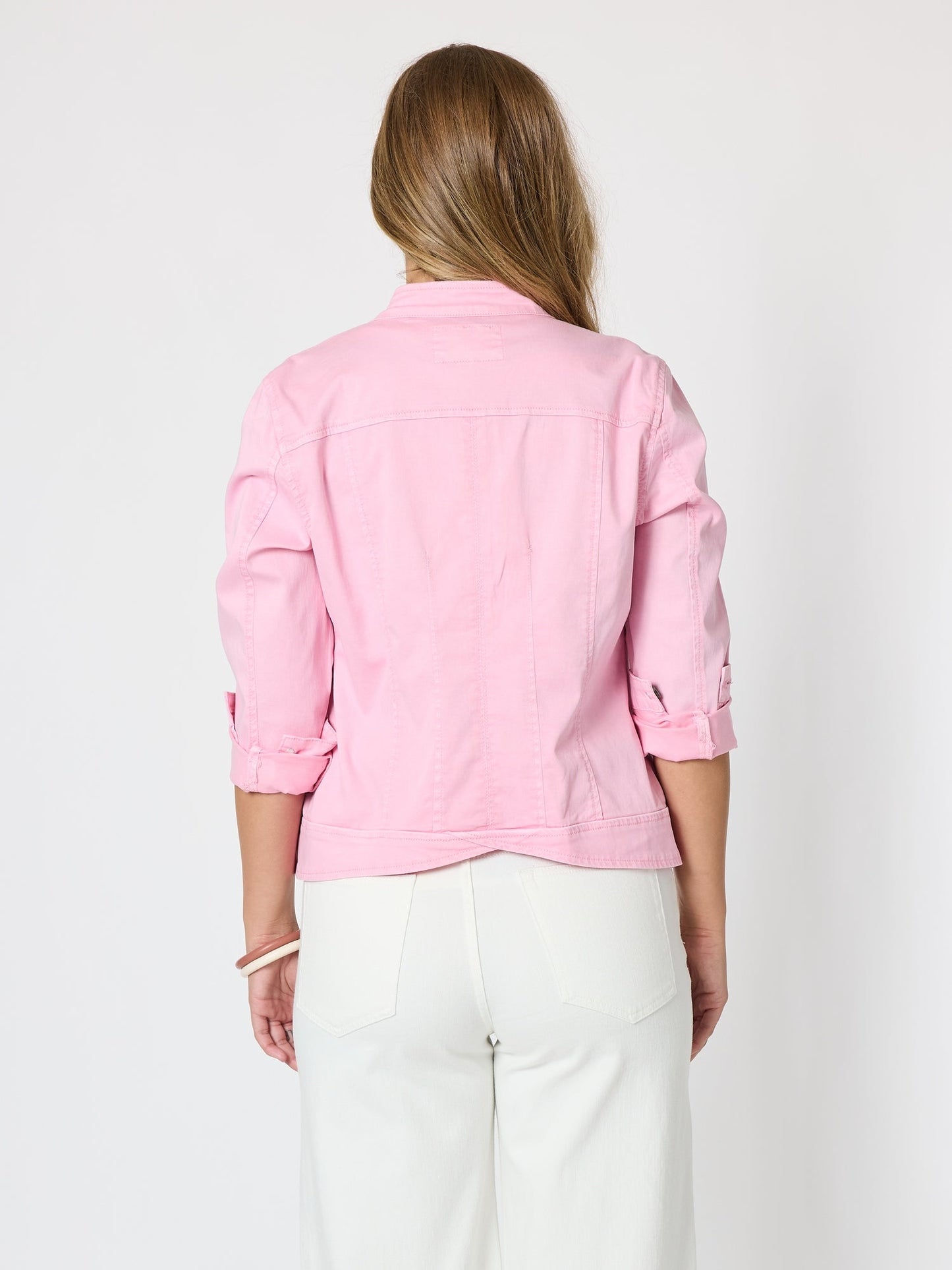 Threadz Maggie Denim Jacket (Flamingo)