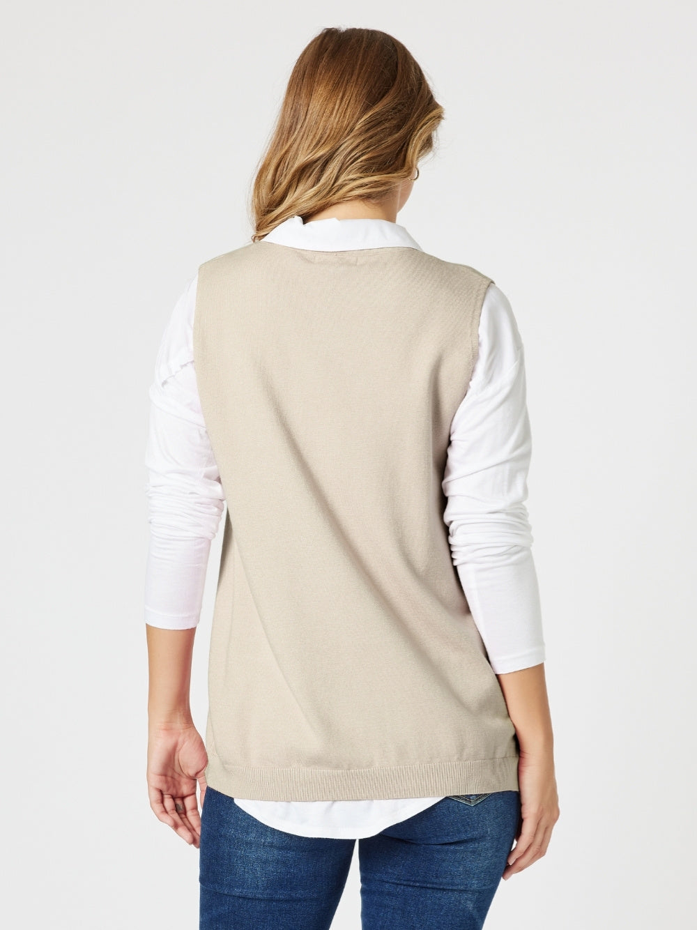 Threadz Vicky Vest (Natural)