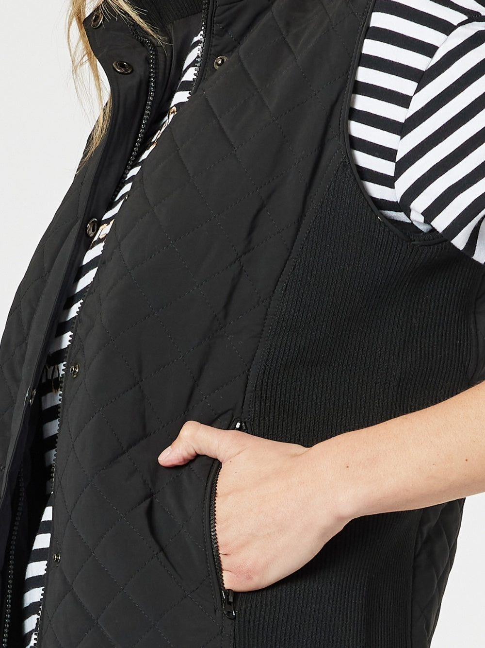 Gordon Smith Brighton Puffer Vest (Black)