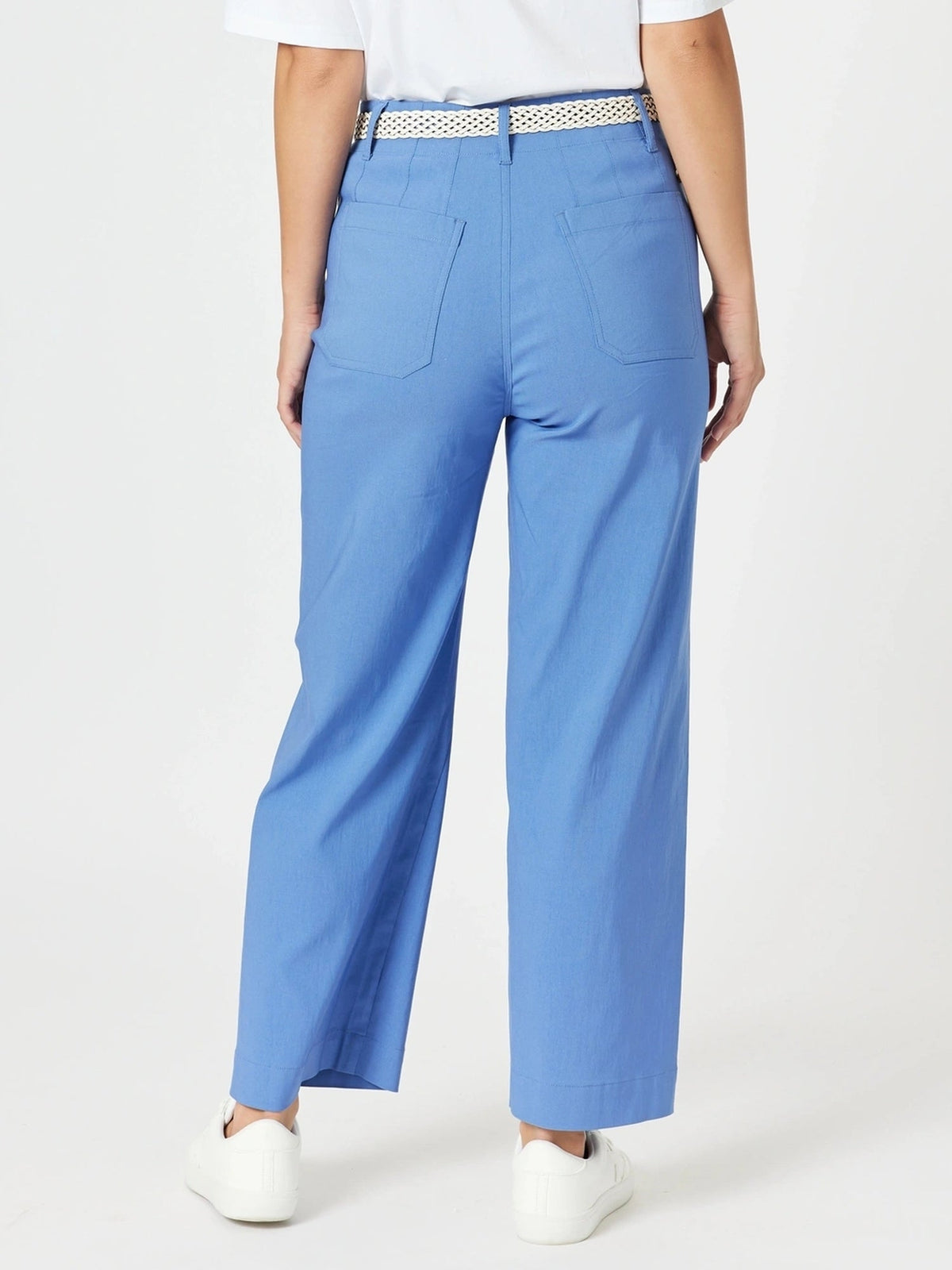 Threadz Marine Wide Leg Pant (Blue)