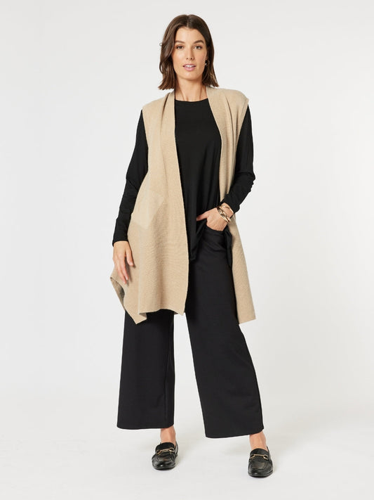 Clarity Casa Knit Vest (Natural)