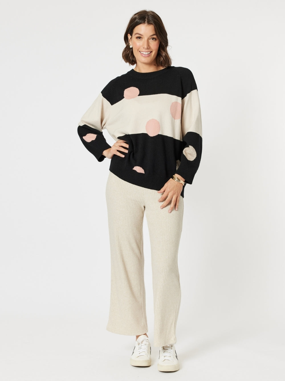 Clarity Moonlight Knit (Black/Natural)
