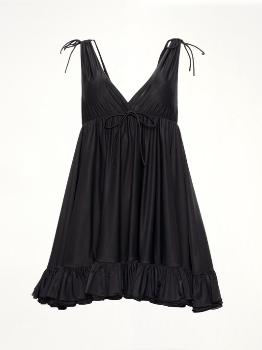 BALENCIAGA Babydoll Top (Black)