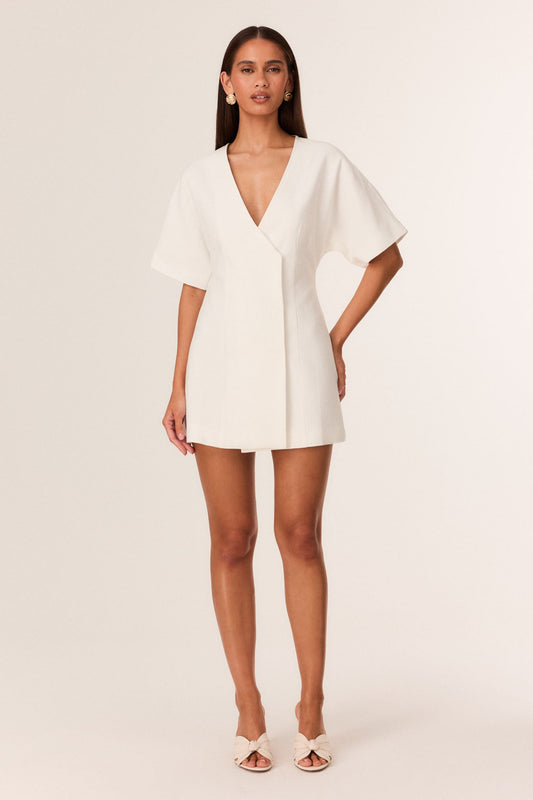 SNDYS NOLA MINI DRESS (White)