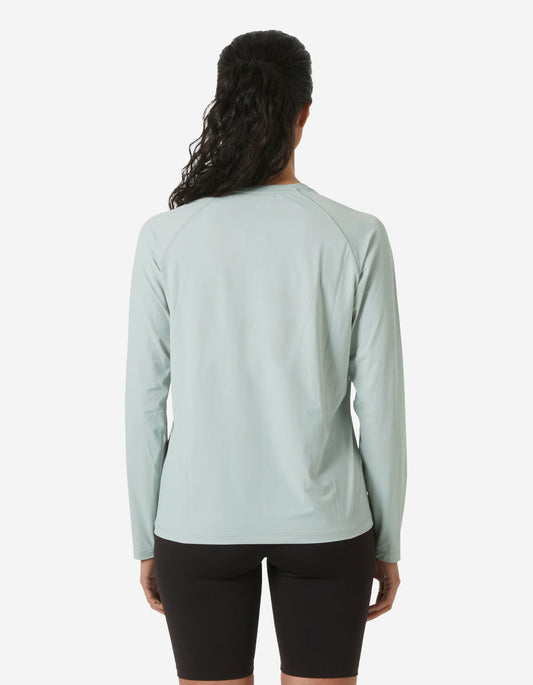 Helly Hansen W SHINE SOLEN LS CREW (Green Mist)