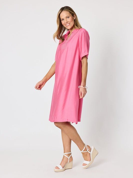 Clarity Top Stitch Dress (Candy)