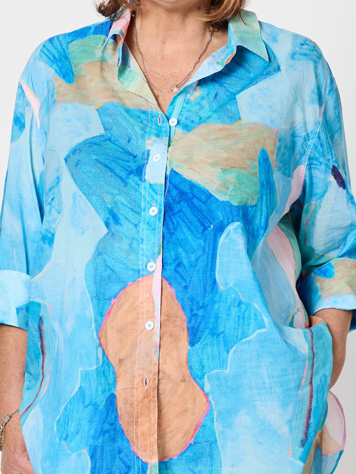 Threadz Grazia Mio Caro Shirt (Aqua)