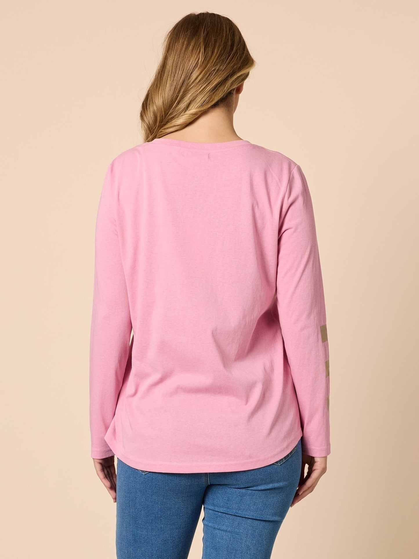 Threadz Hearts Square Tee (Pink)