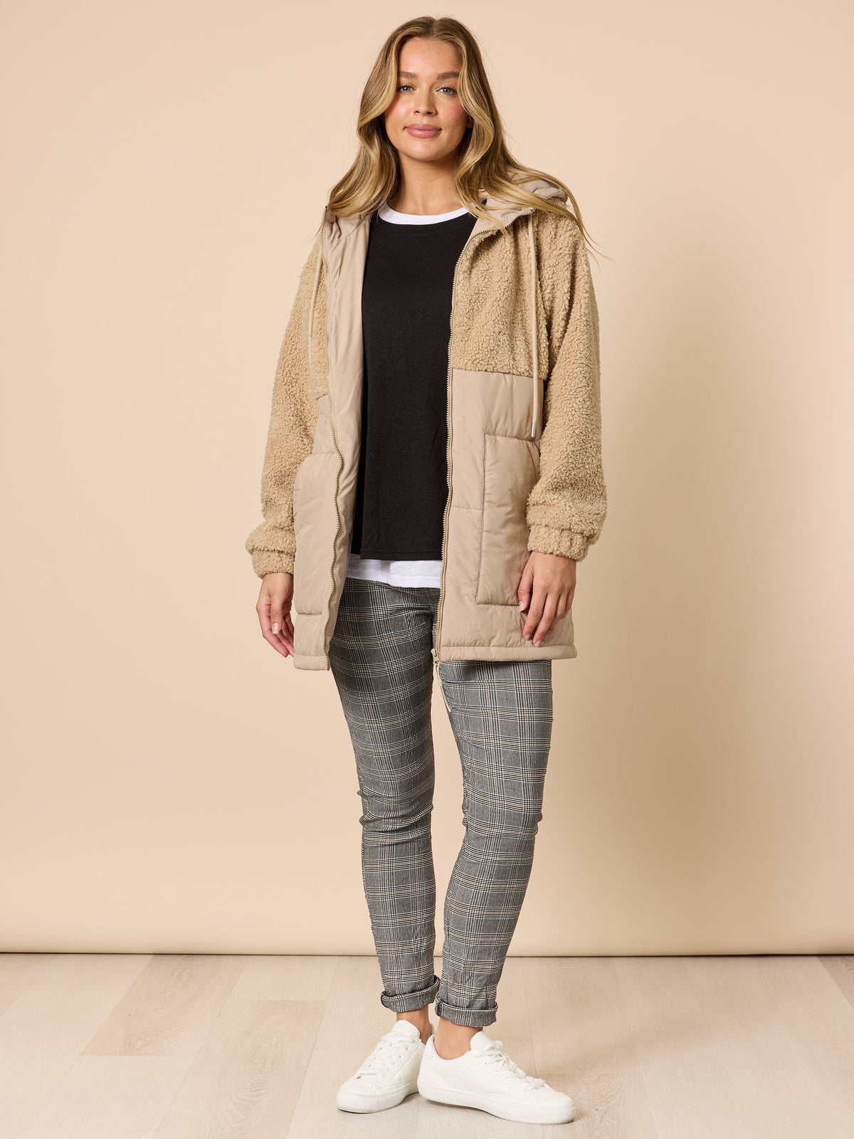 Threadz The Teddy Jacket (Natural)