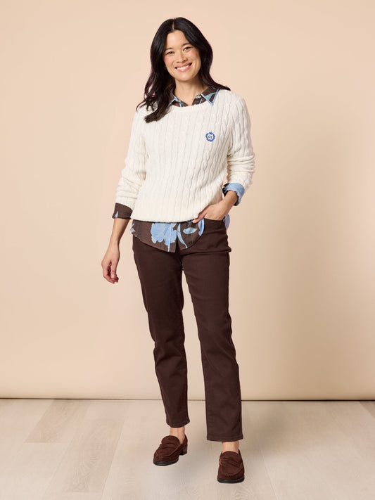 Gordon Smith Hampton Cable Jumper (Ivory)