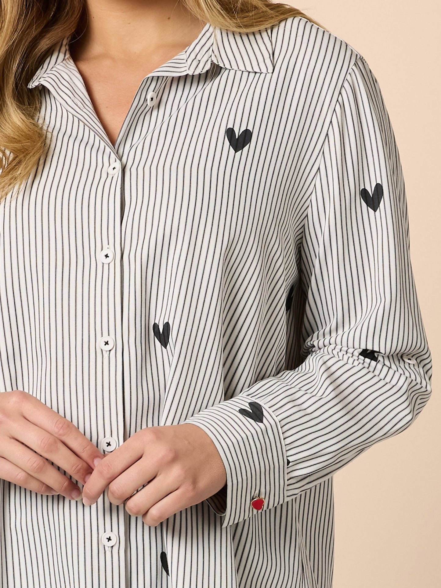 Threadz Aspen Stripe Shirt (Black/White)