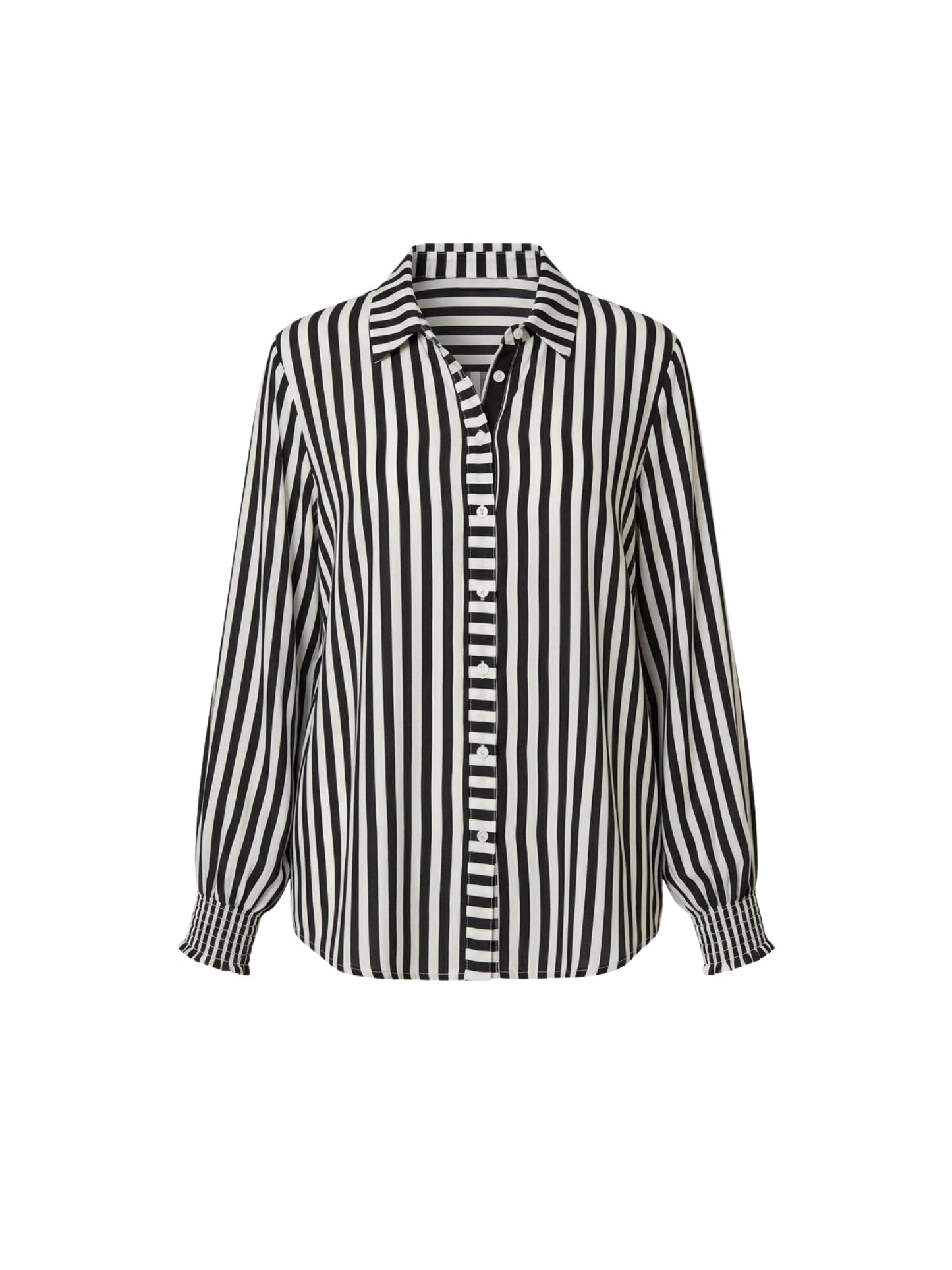 Threadz Amour Stripe Shirt (Black/White)