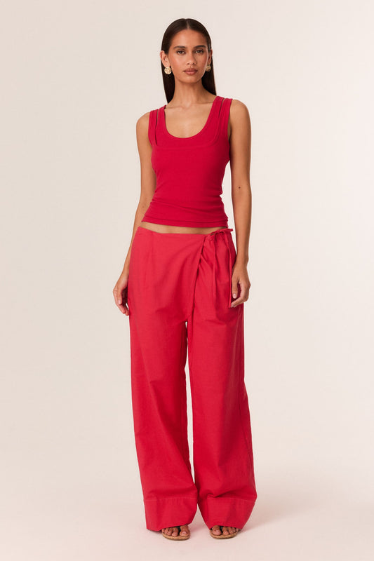 SNDYS LUCA TANK TOP (Red)