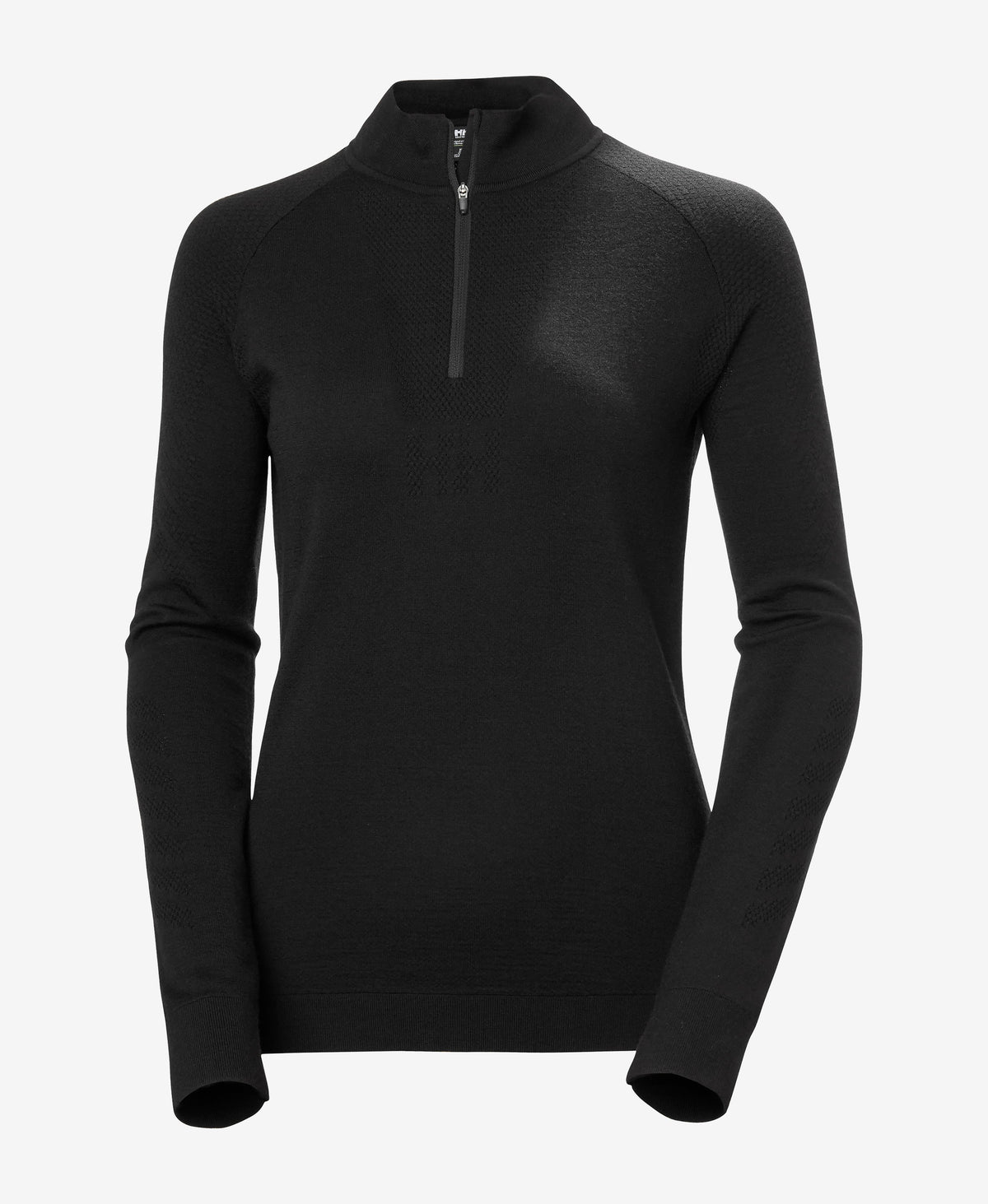 Helly Hansen W LIFA MERINO KNITEVO 1/2 ZIP (Black)