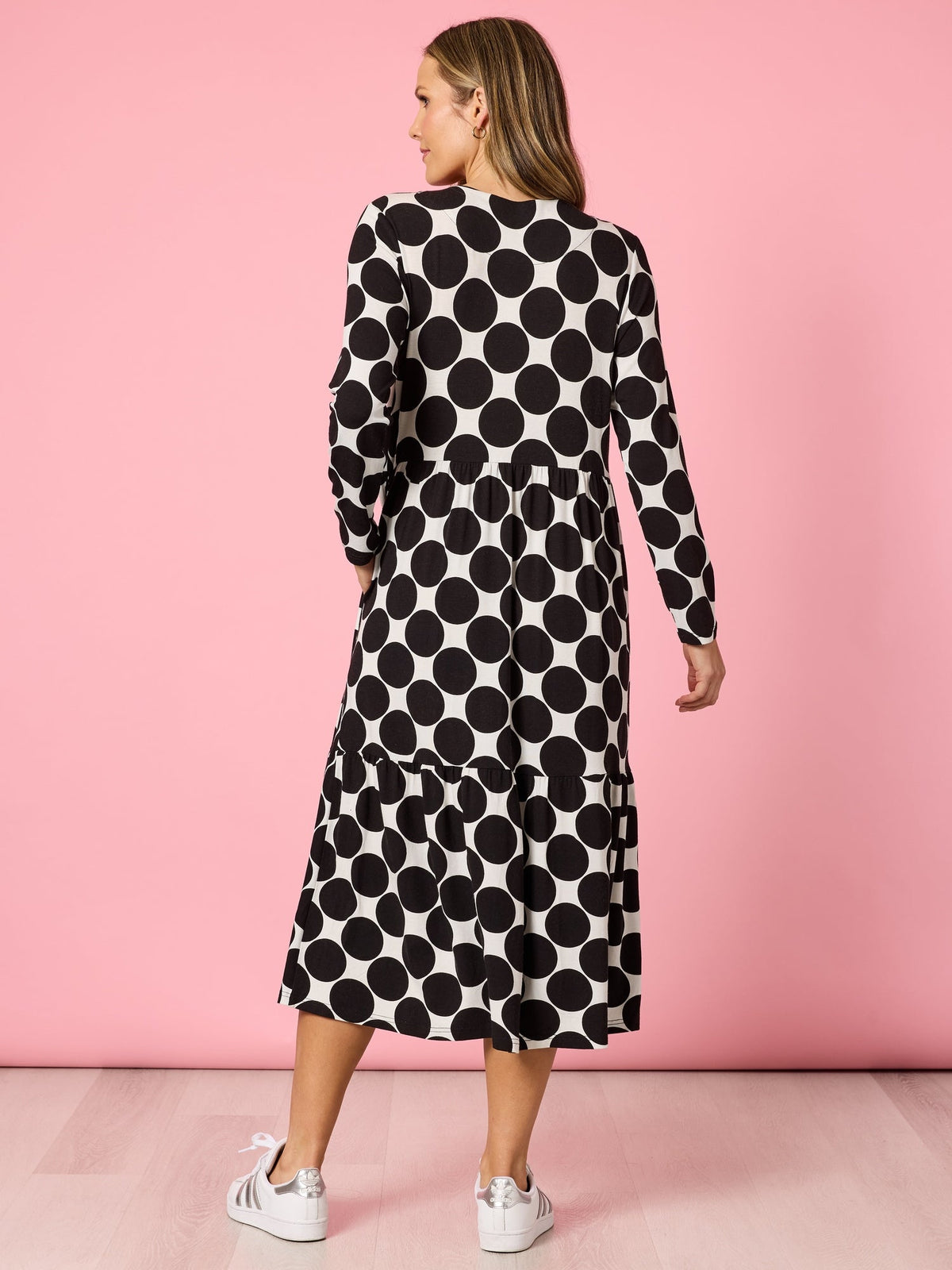 Clarity Tres Bien Dress (Black/White)