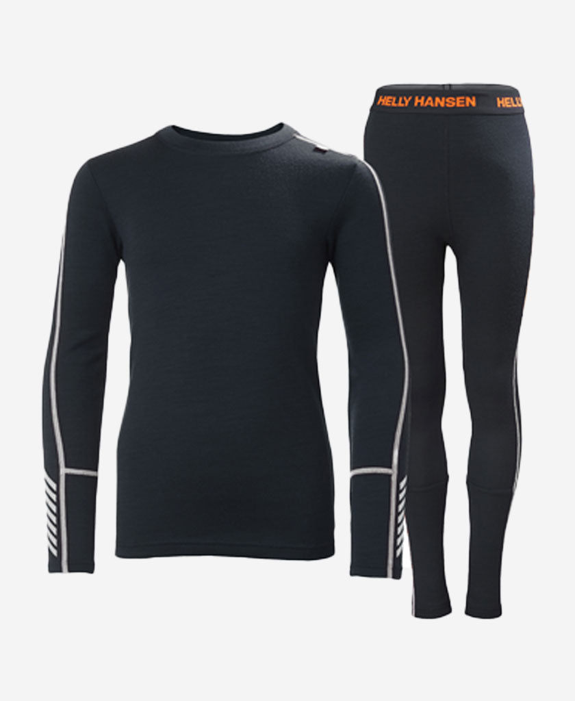 Image of Construction Set Toys. Product name - JR LIFA MERINO MIDWEIGHT SET, Navy in Navy colour by brand - Helly Hansen