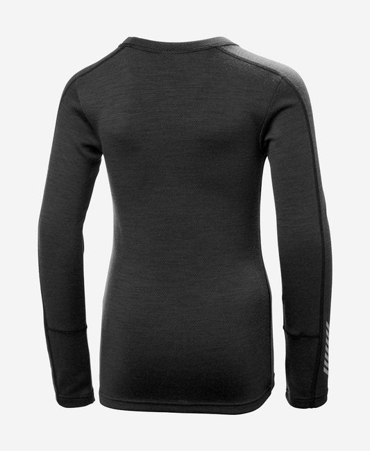 Helly Hansen JR LIFA MERINO MIDWEIGHT SET (Black)