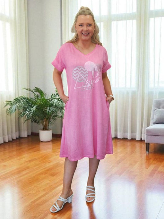 Clarity The Elements Dress (Pink)