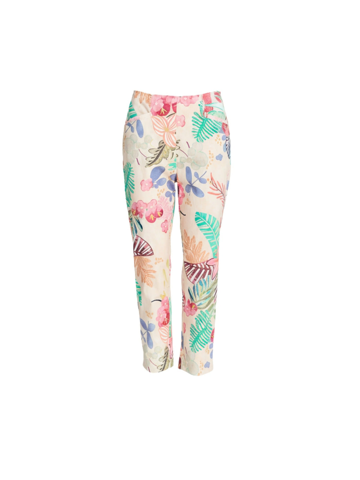 Gordon Smith Desert Rose Floral Print Slim Leg Pant (Pink/Multi)
