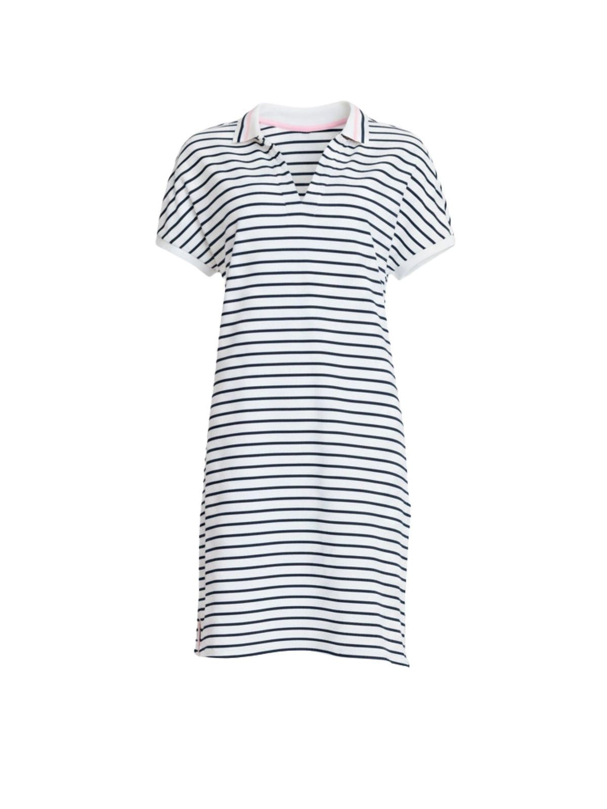 Threadz Sailor Stripe Print Polo Dres (Navy/White)