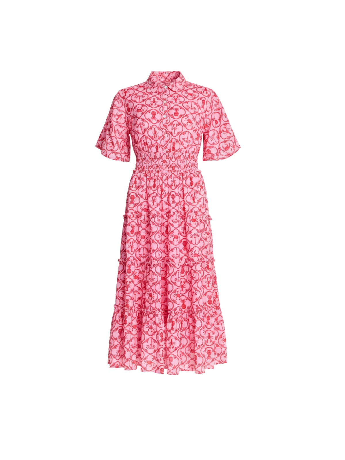 Threadz Laguna Beach Print Dress (Rose Multi)