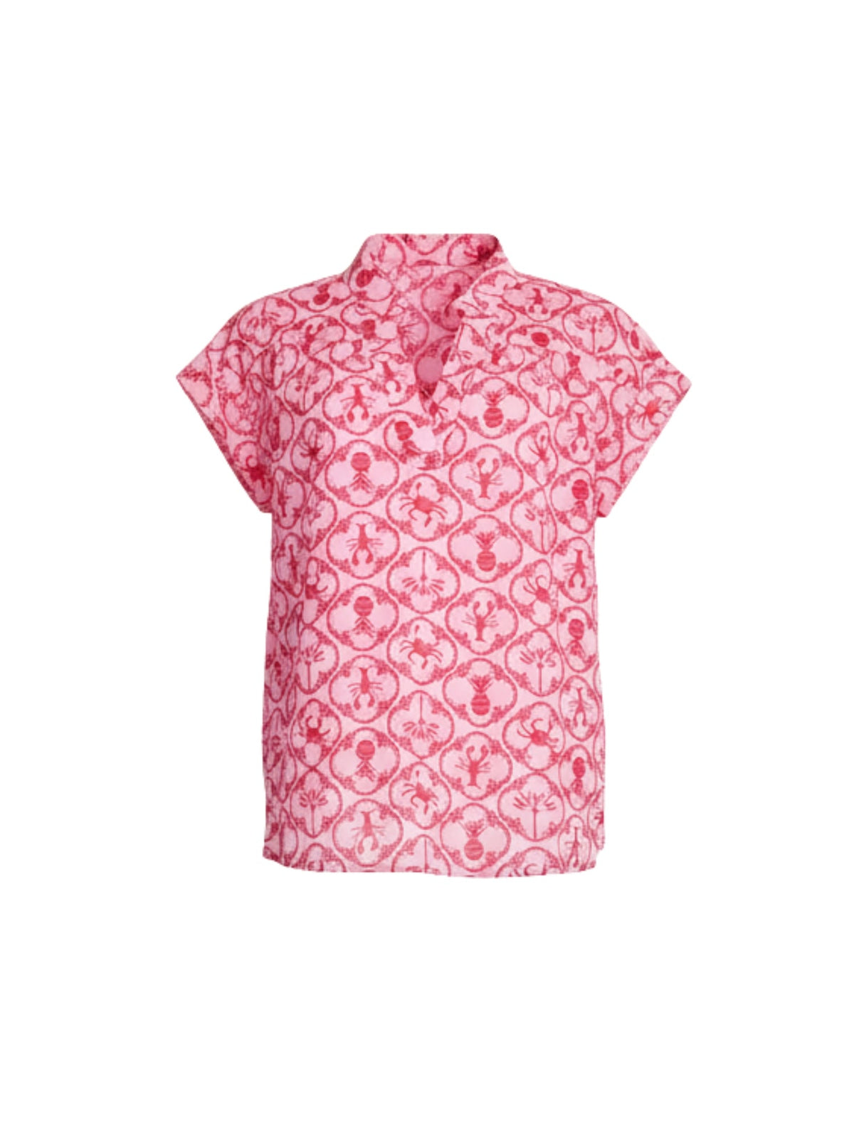 Threadz Laguna Beach Print Top (Rose Multi)