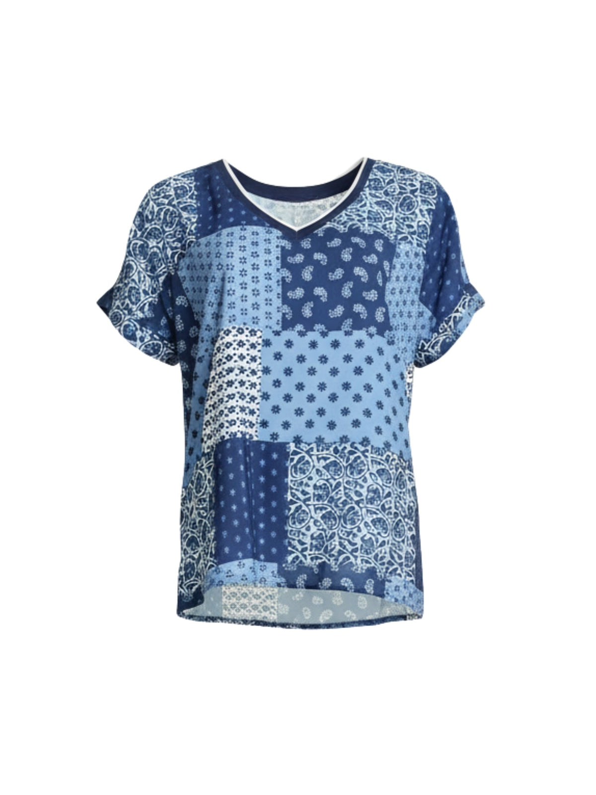 Threadz Costa Mesa Print Top (Navy Multi)