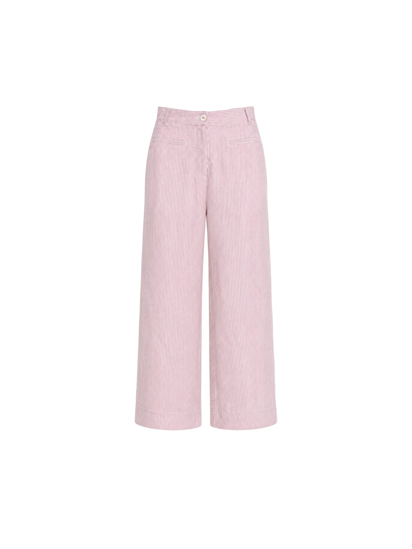 Threadz City Stripe Print Straight Leg Pant (Red White)