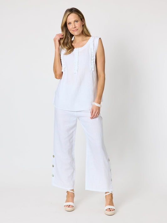 Hammock & Vine Haven Frill Cami (White)