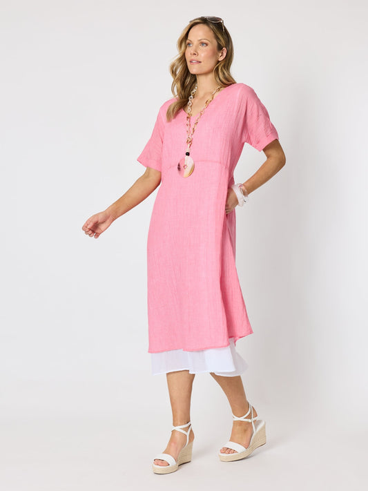 Clarity Capri Coast Dress (Raspberry)