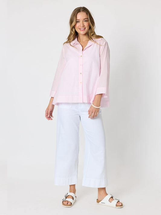 Threadz Costa Mesa Cotton Shirt (Pale Pink)