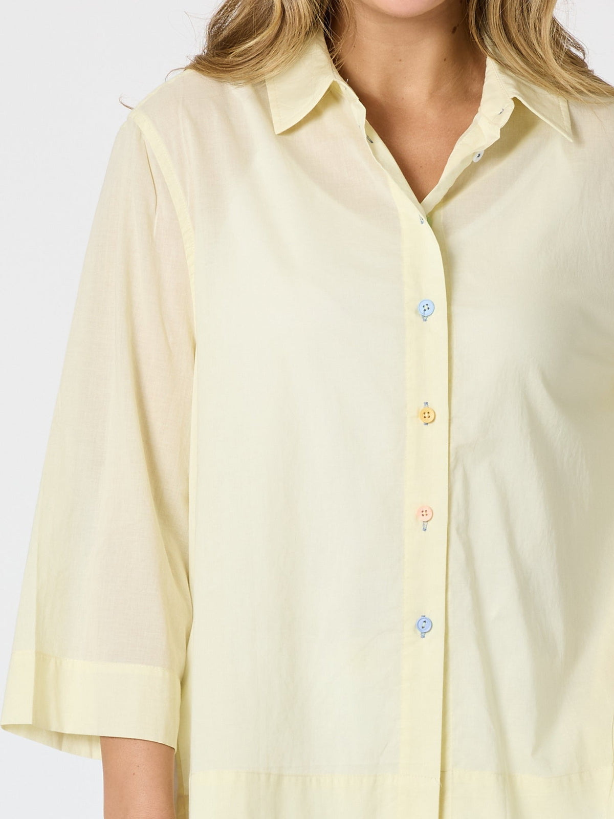Threadz Costa Mesa Cotton Shirt (Lemon)