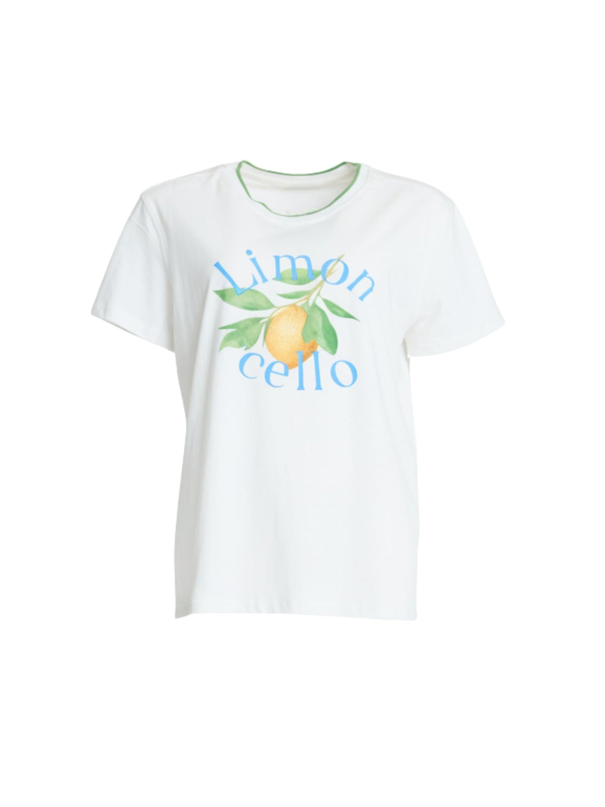 Threadz Limoncello Print Cotton Tee (White)