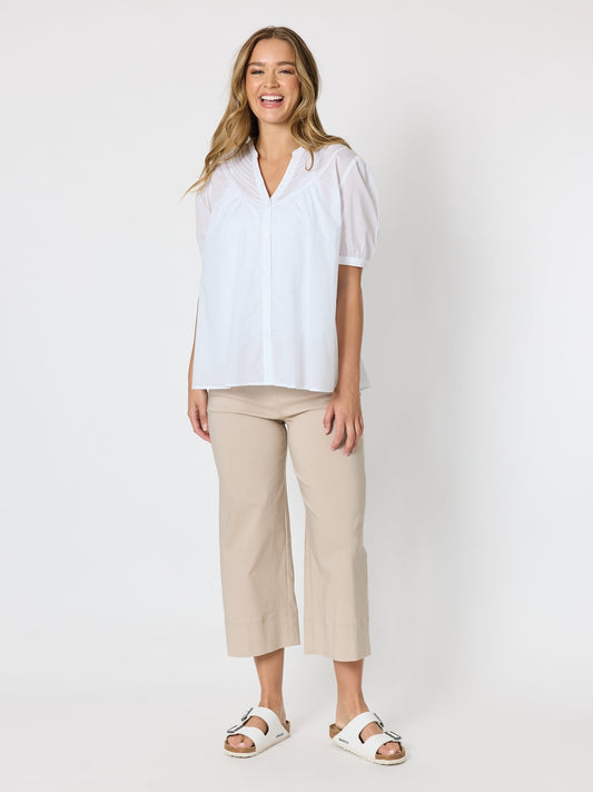 Threadz Acacia Cotton Shirt (White)