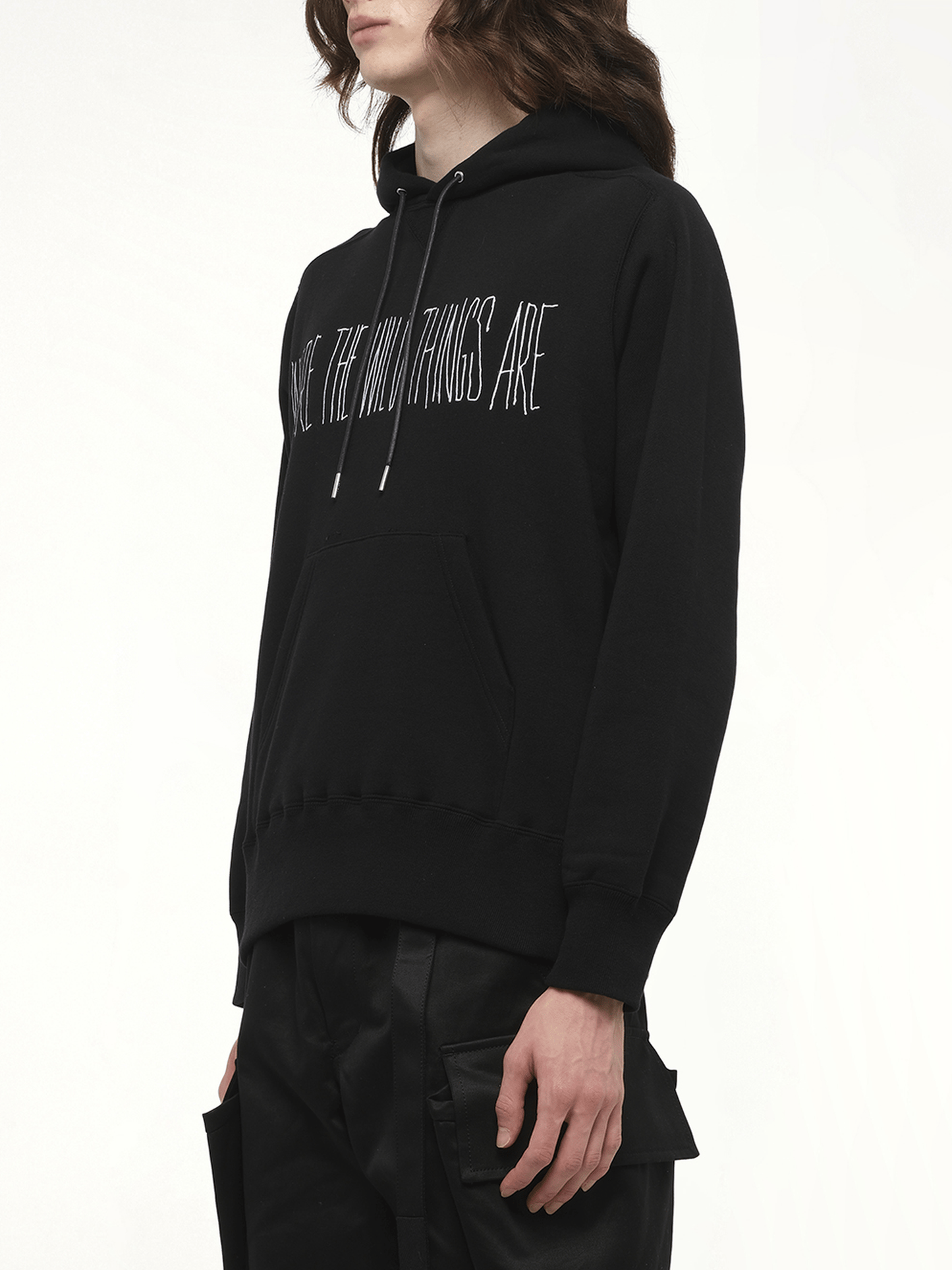 SACAI WHERE THE WILD THINGS ARE Logo Hoodie (Black)