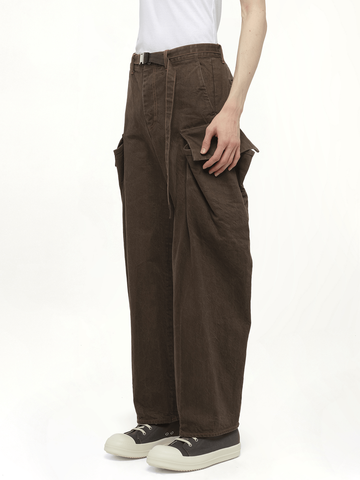 SACAI Denim Pants (Brown)