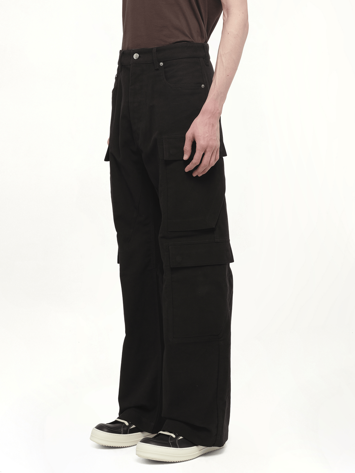 RICK OWENS Double Cargo Jeans (Black)
