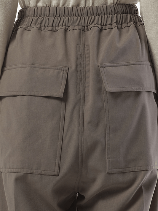 RICK OWENS Drawstring Astaires Cropped (Brown)