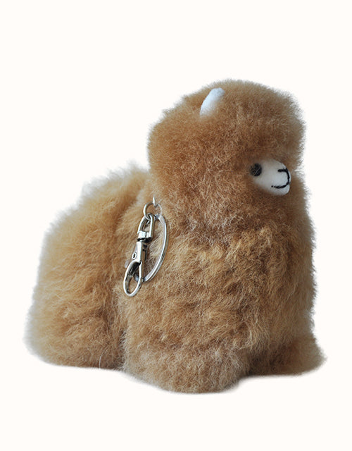 Auskin® Alpaca Huacaya Key Ring Alpaca Body Snap Hook (Assorted)