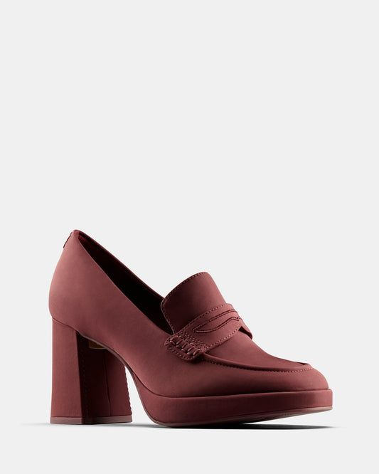 Cur Loafer 2 W Oxblood Textile